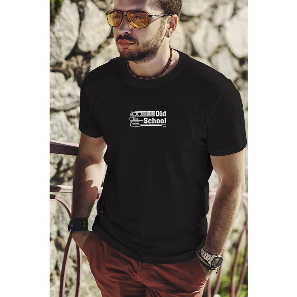 Camiseta Algodão Unissex StreetWear Exclusiva OLD SCHOOL das antigas Carro Antigo Oversized Plus Size Tech