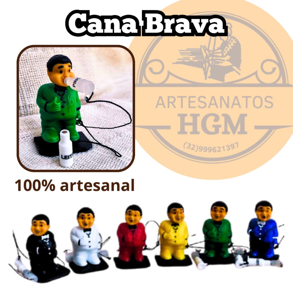 cana brava brinquedo adulto infantil presente lembrança decoração churrasco casa homem
