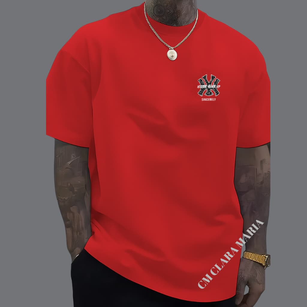 Camiseta Masculina Basica Premium Dia a Dia Estampado