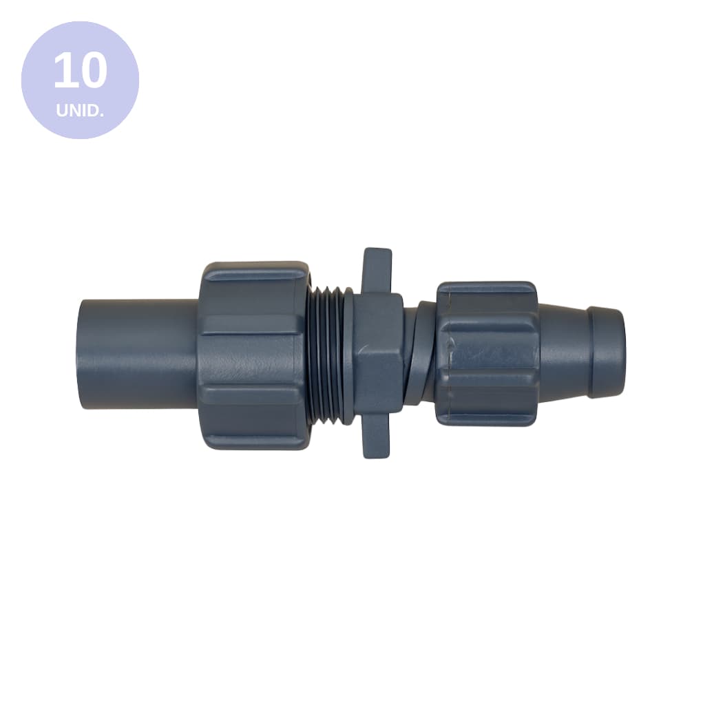 Válvula Autolimpante 16mm para Final de Linha de Mangueira de Gotejamento - 10 unid.