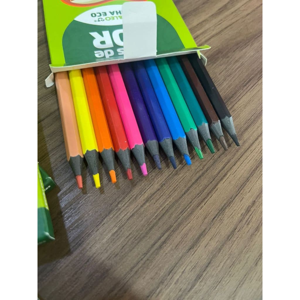 Lápis de Cor Caixa com 12 Cores Linha Eco