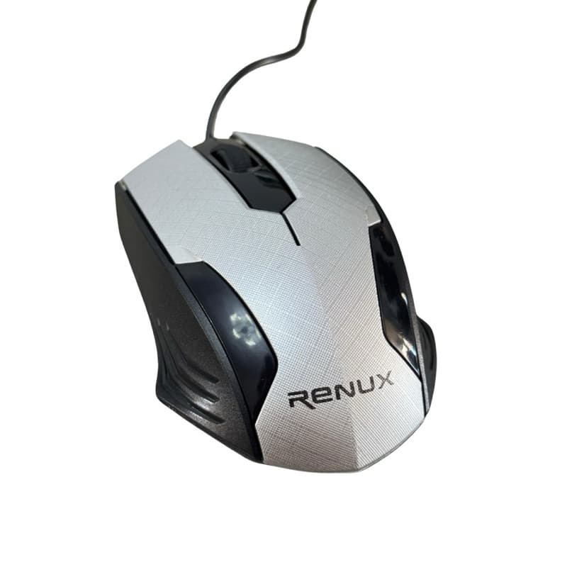 Mouse com Fio Profissional/ Pegada Confortável/ Deslizamento Suave e Silencioso