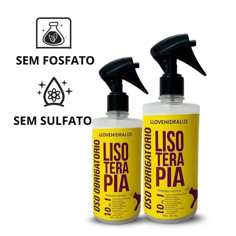Defrizante Protetor Térmico 10 em 1 Capilar Lisoterapia Meu Liso Extremo Uso Obrigatório 500 ML