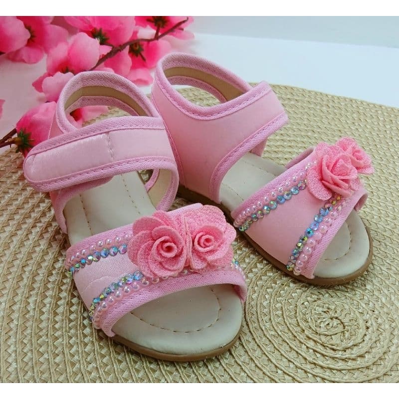 sandália personalizado infantil temático tema jardim