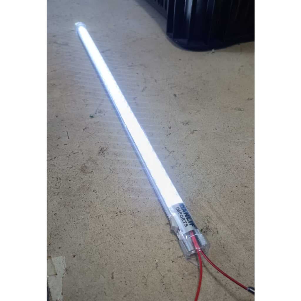 Luminária LED 50cm 24V 33 LEDs Branco-Frio com Interruptor Liga/Desliga Luz Interna Caminhão Van Ônibus Forte