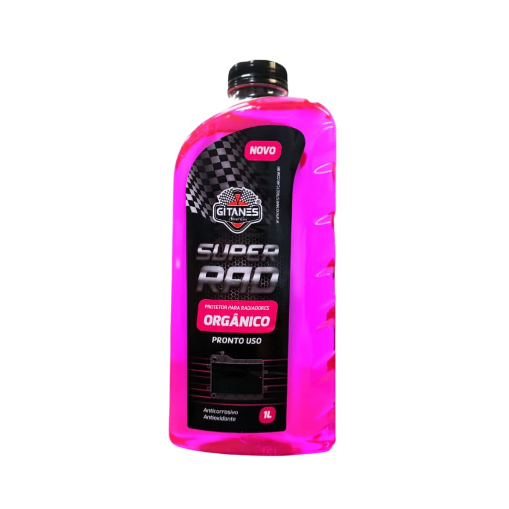 Aditivo para Radiador Rosa Organico 1L Anticorrosivo Antioxidante Gitanes