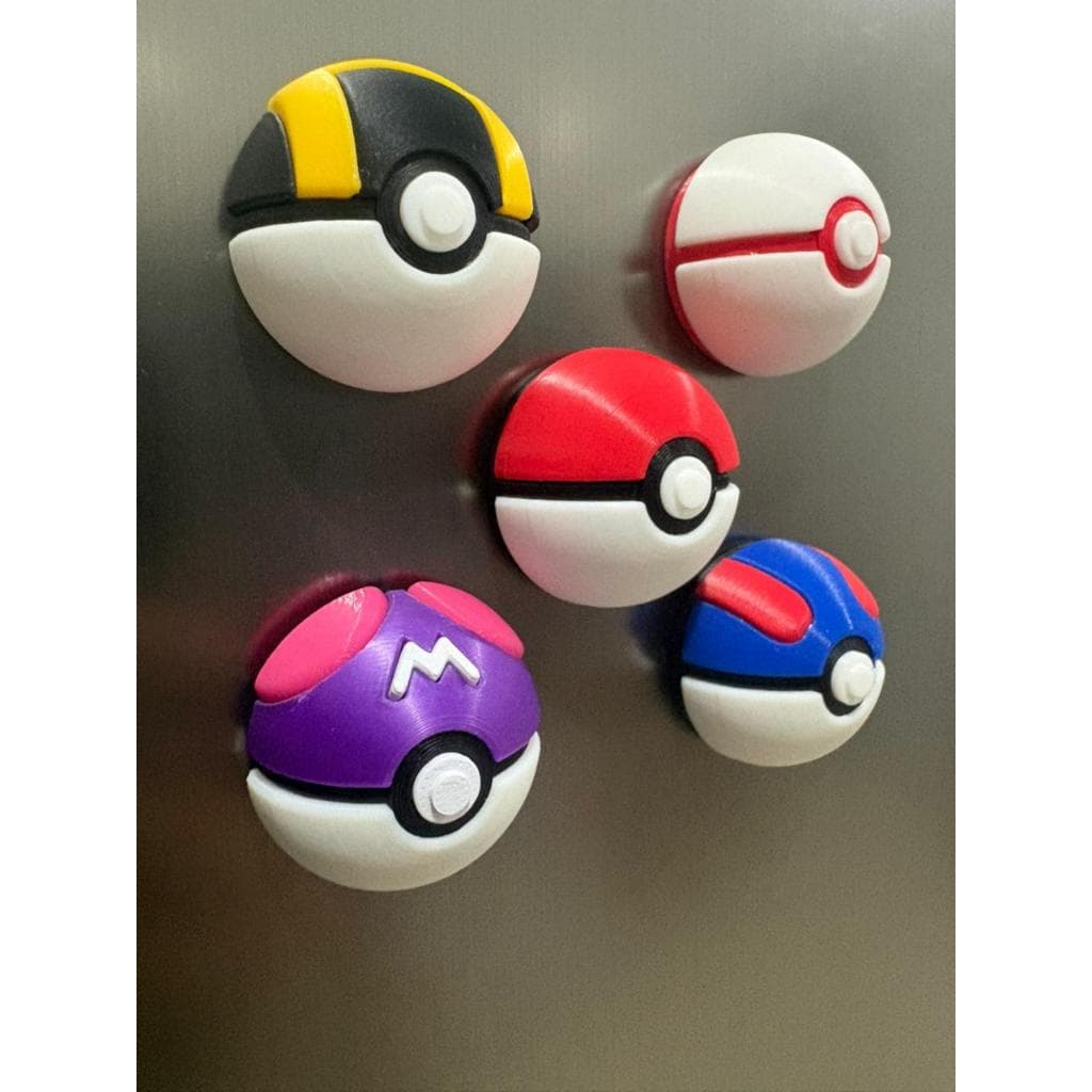 Imãs Pokebola - Tradicional, Great, Ultra, Master e Premier