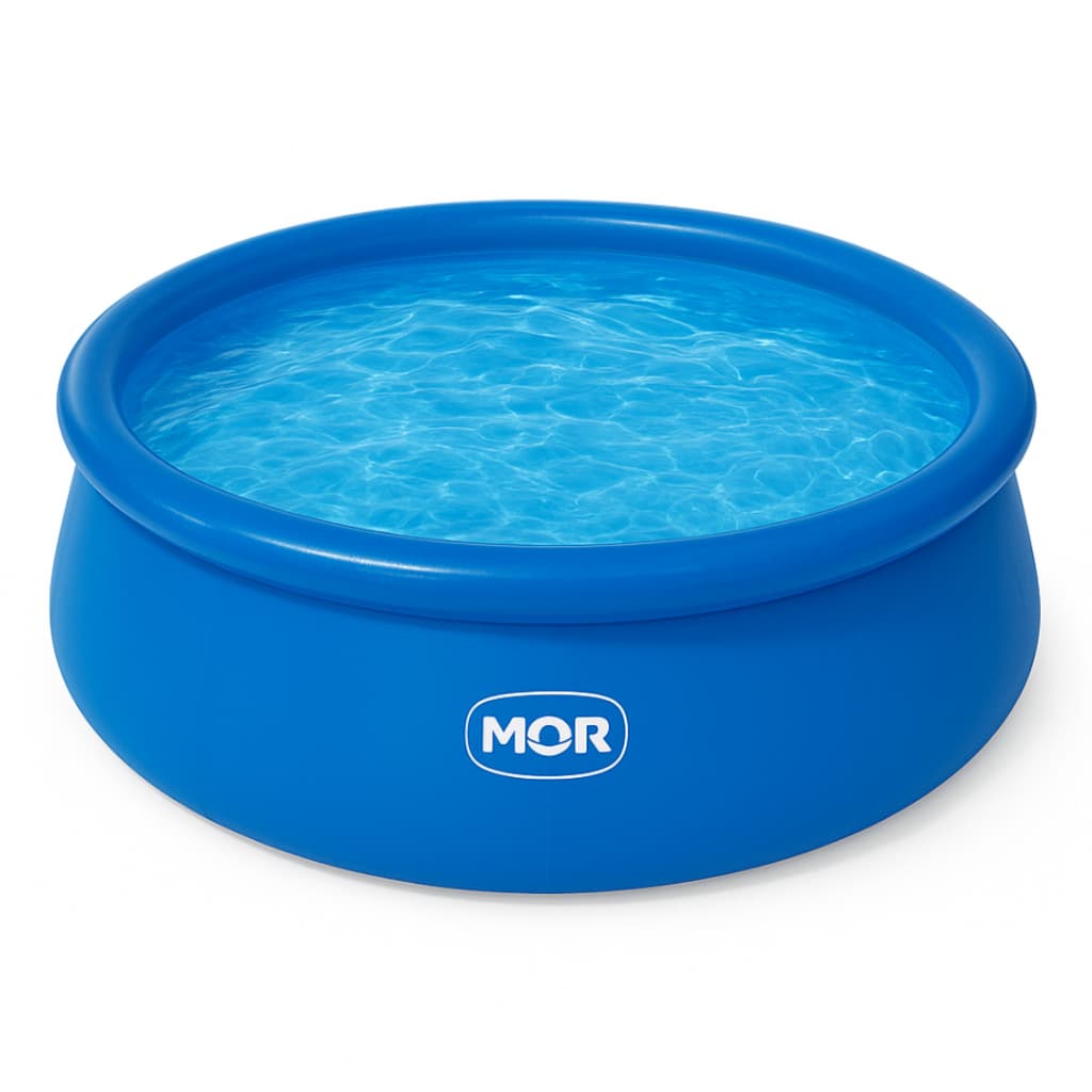 Piscina Redonda Borda Inflável 1400L + Kit Reparo e Válvula