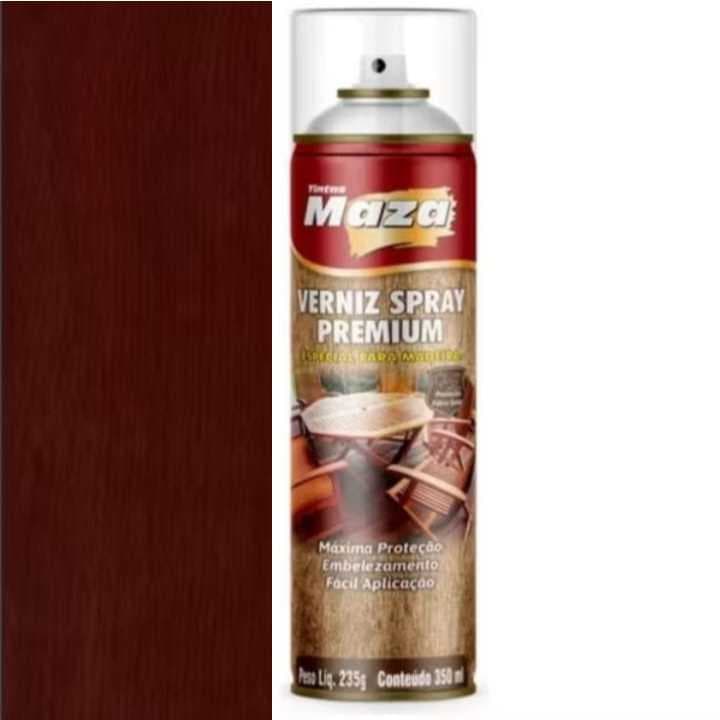 Verniz Imbúia Spray Maza 235G - Cor Imbúia (madeira)