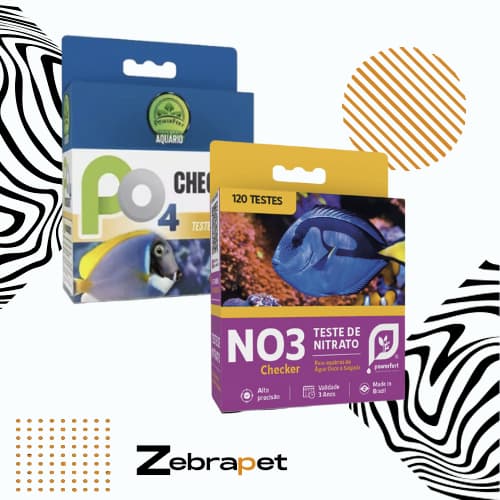 Kit Powerfert Nitrato e Fosfato Checker - NO3 e PO4