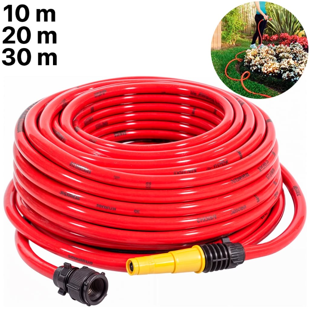 Mangueira de Jardim 30 metro Kit Com Esguicho Potente Reforçada Dia a Dia Engate 10m 20m Esguicho
