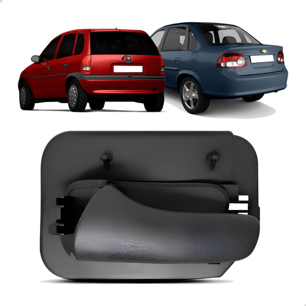 Maçaneta Interna Esquerda Traseira Gm Corsa Classic 2004 a 2016 Lado Esquerdo Motorista