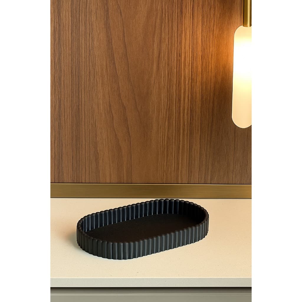 Bandeja decorativa minimalista, porta objeto, organizador de mesa banheiro, porta joias , chave  perfumes