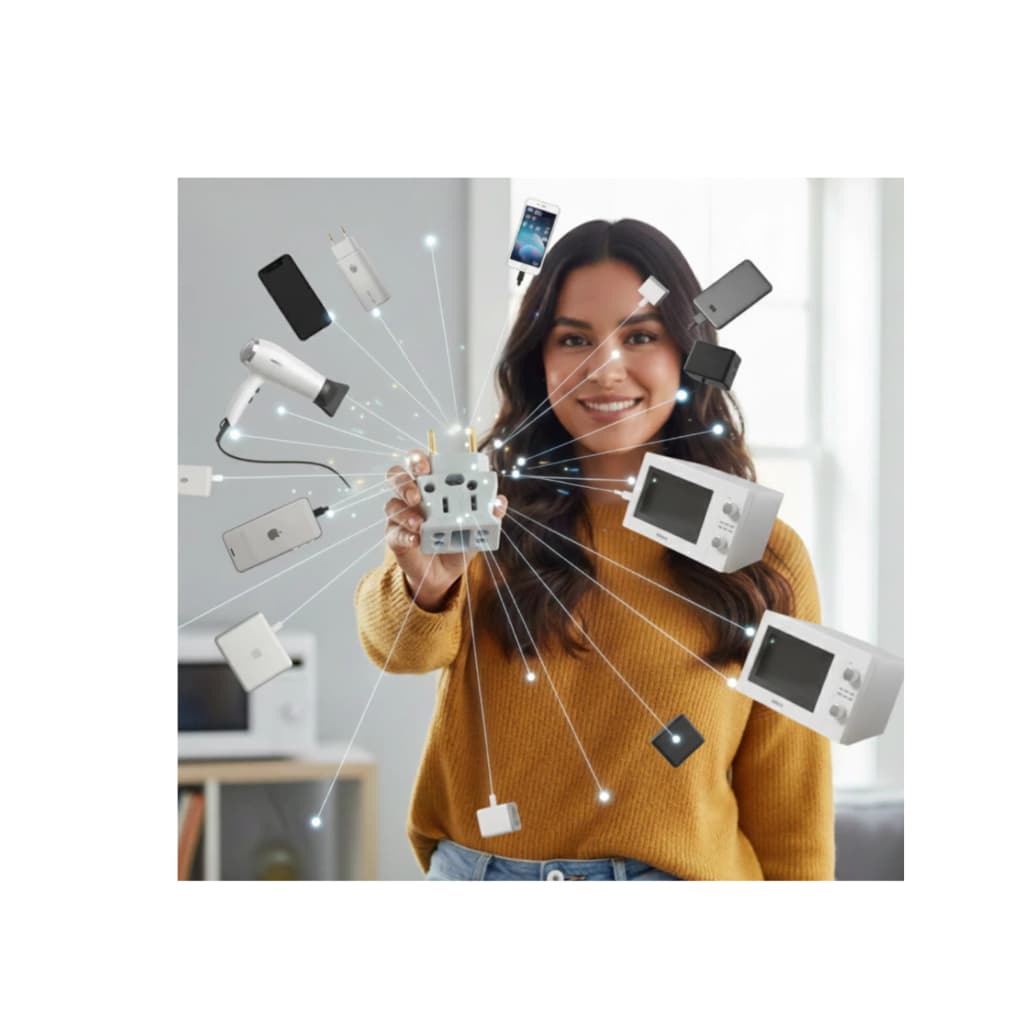 Adaptador De Tomada Kit 5 P/ Secador/ Fogão Elétrico 20aa