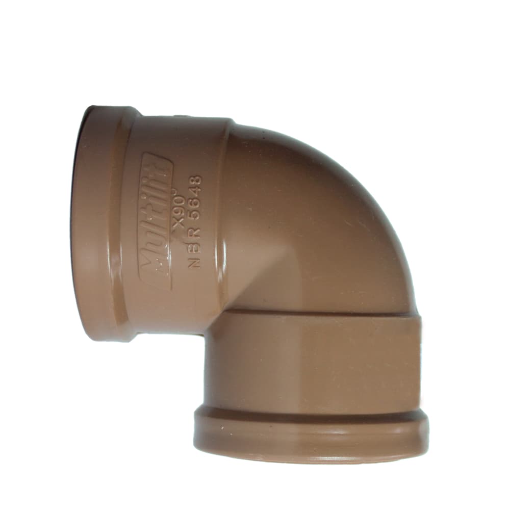 JOELHO 90°x50 mm SOLDÁVEL PVC - MULTILIT 7 UNIDADES