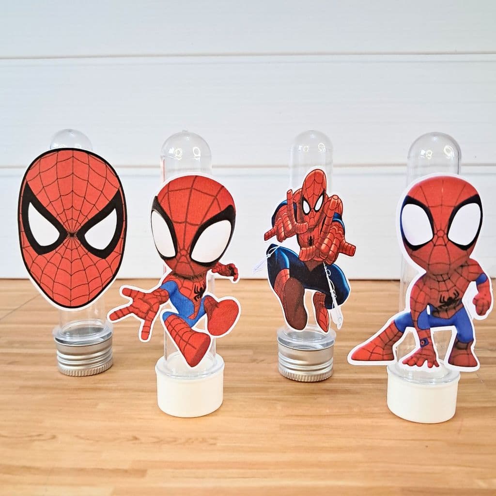 Apliques Homem Aranha para Tubetes | Homem Aranha / Lembrancinhas Festa Infantil