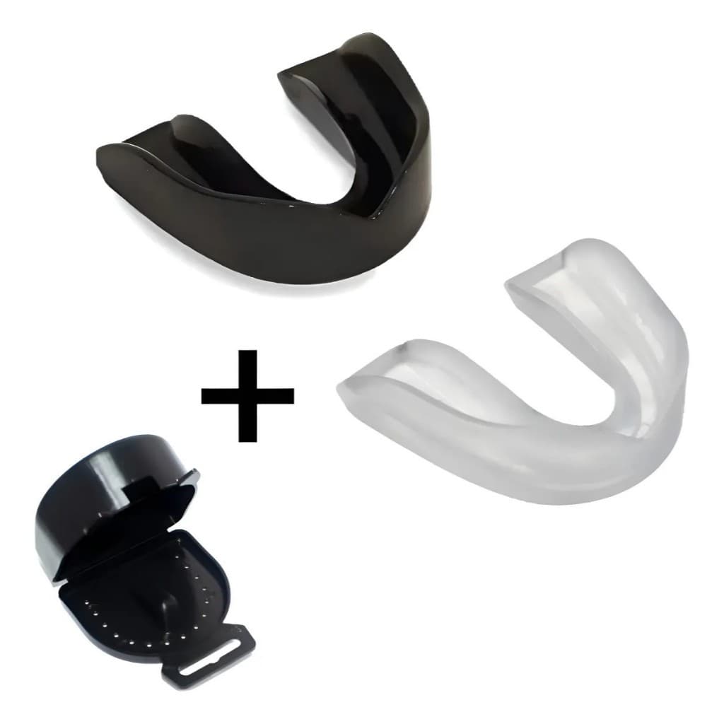 Kit 2 Protetor Bucal Simples Moldável Água Quente Luta Boxe