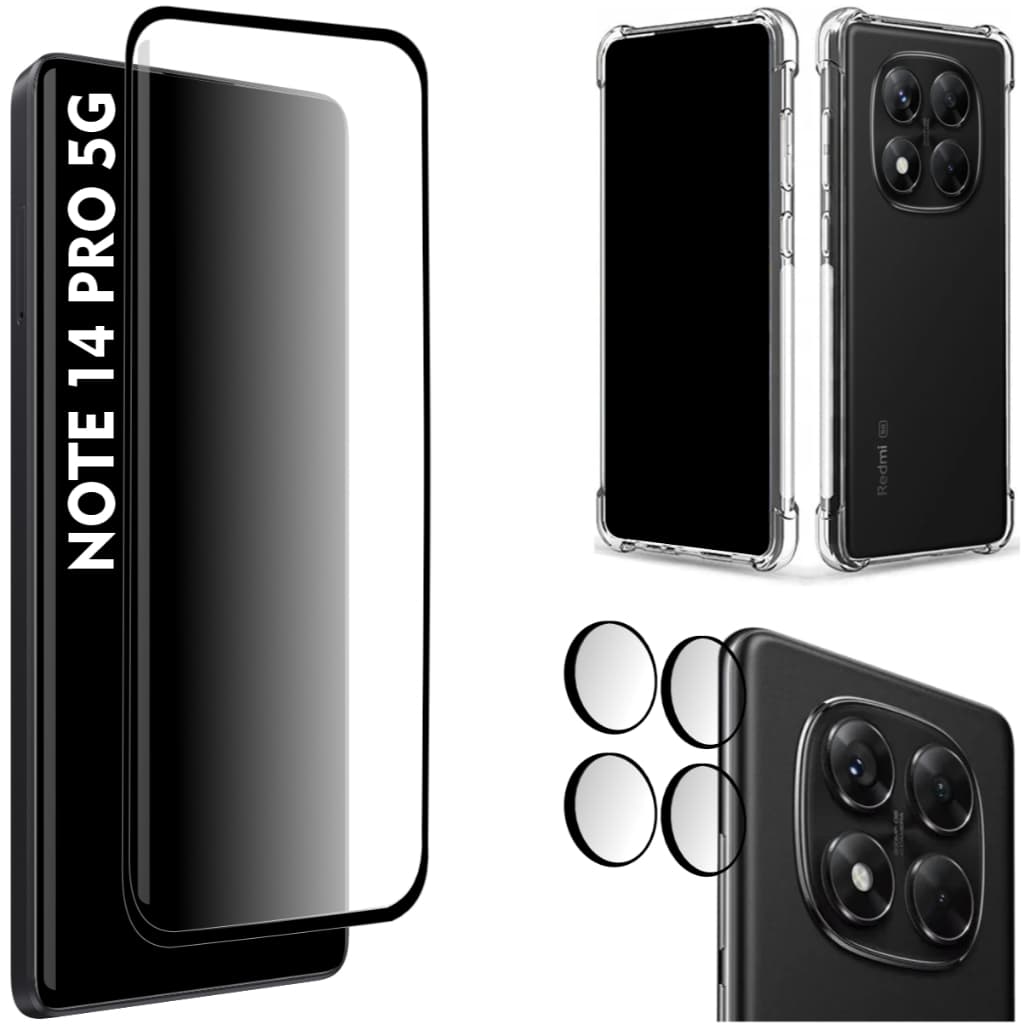 Película Para Redmi Note 14 Pro 5G - Película da Câmera - Capinha Case Anti Shok