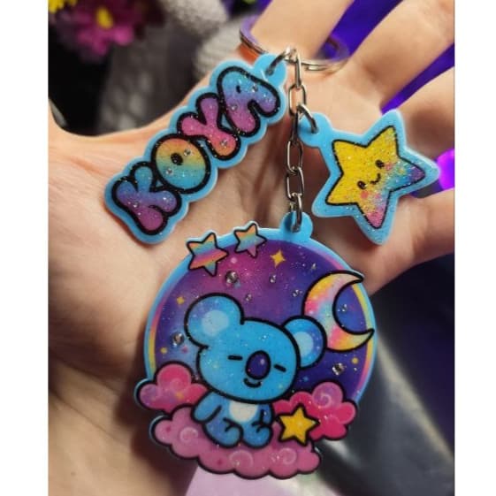 Chaveiro Cosmic21 – KPOP Fofo Idol Coreano Kawaii Kpopper Colecionável Acessório Mochila Chaves Charm