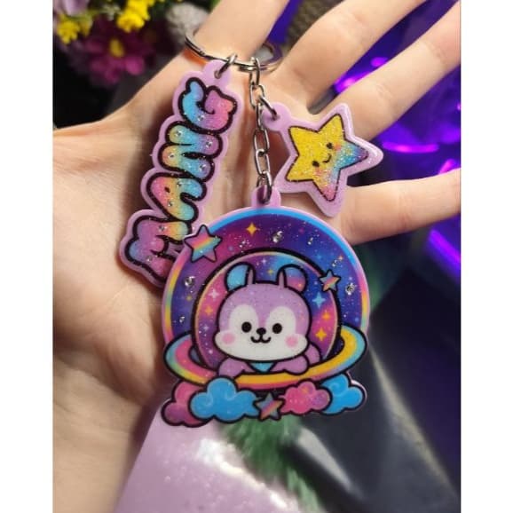 Chaveiro Cosmic21 – KPOP Fofo Idol Coreano Kawaii Kpopper Colecionável Acessório Mochila Chaves Charm