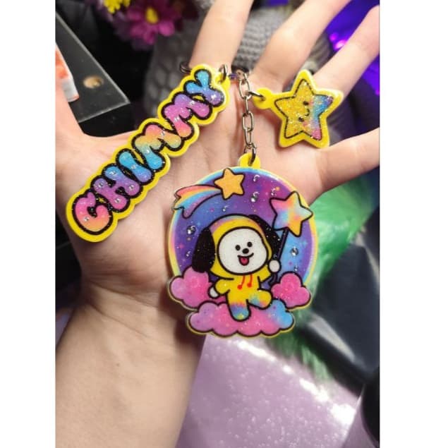 Chaveiro Cosmic21 – KPOP Fofo Idol Coreano Kawaii Kpopper Colecionável Acessório Mochila Chaves Charm