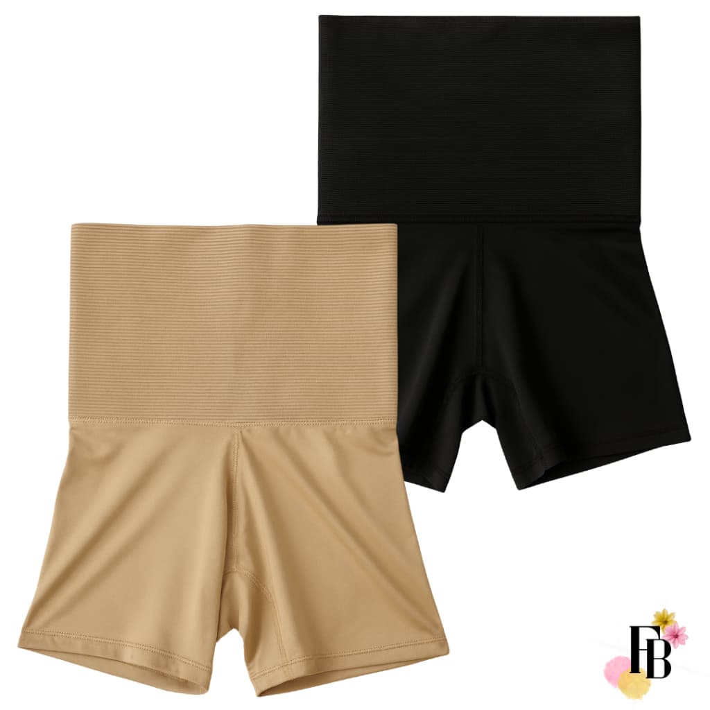 Kit 2 Short Cinta Modelador do 36 ao 48 Alta Compressão Zero Barriga Coxa Cintura Redutora Medidas