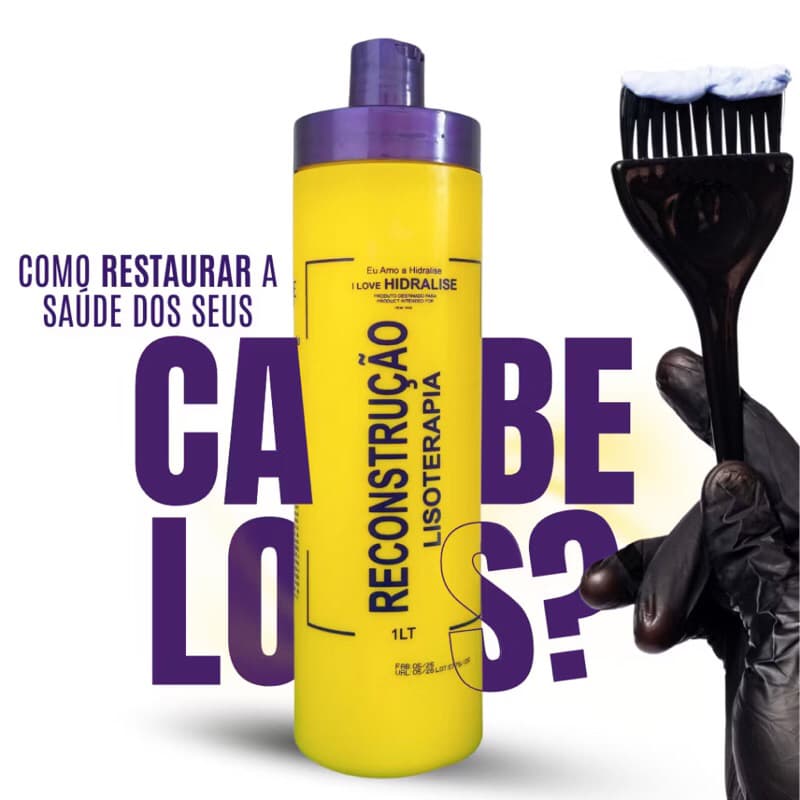 Reconstrução Capilar poderosa 1L shampoo 1 L