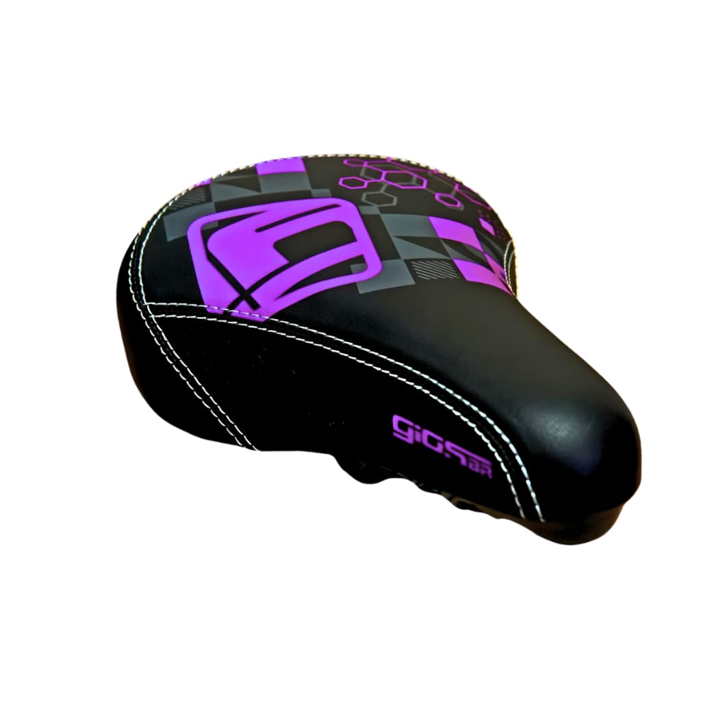 Banco Gios Selim Gi-1109 Bike Manobra Dirt Bmx Grau Roxo