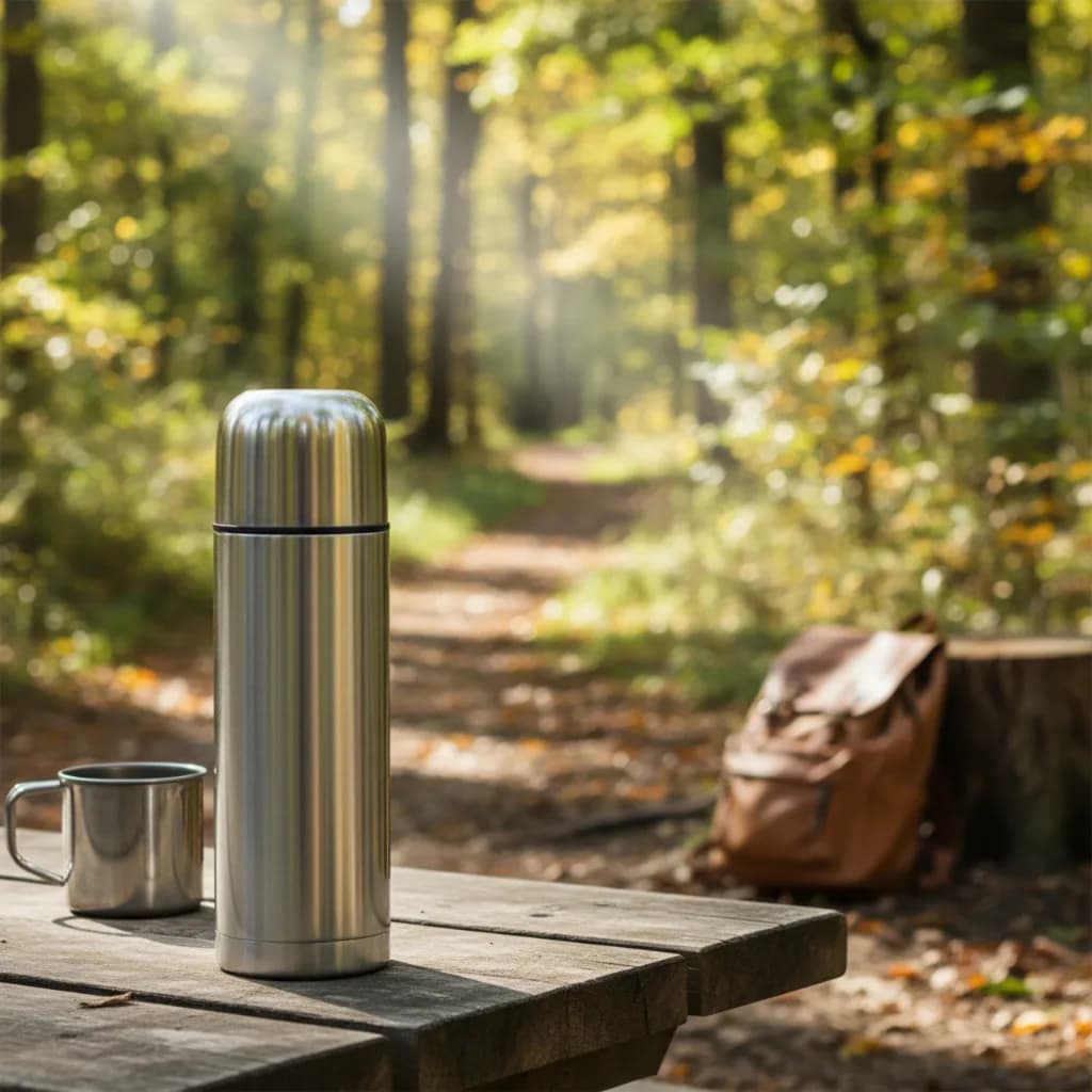 Garrafa Térmica 500ml Aço Inox Água Café Quente Gelada Tampa Vedação