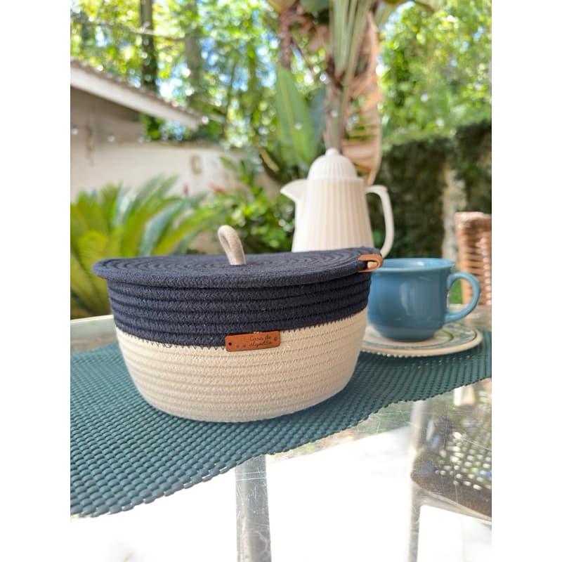 Cesto para café da manhã/Mesa posta/cestaria/organizador/pao