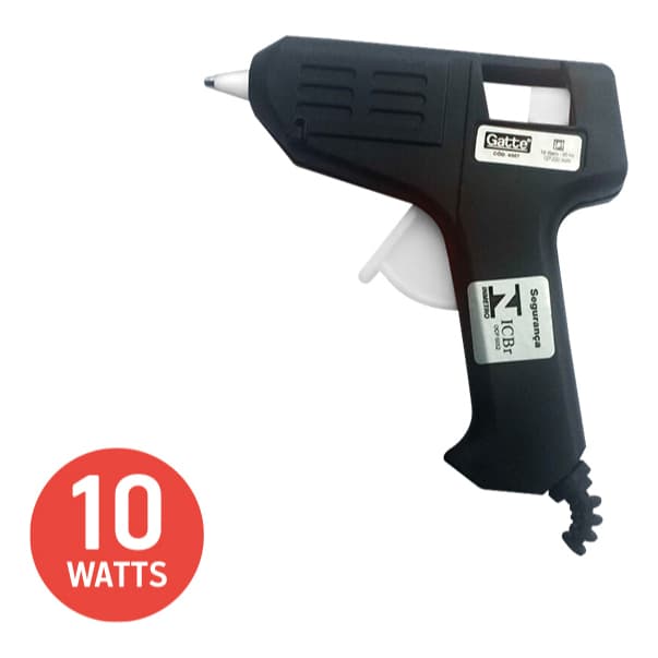 Pistola De Cola Quente Pequena 10w 127/220v Gatte Make +