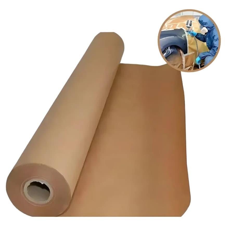 Papel Para Mascaramento Semi Kraft Automotivo 45cmx50m / 90cmx50m