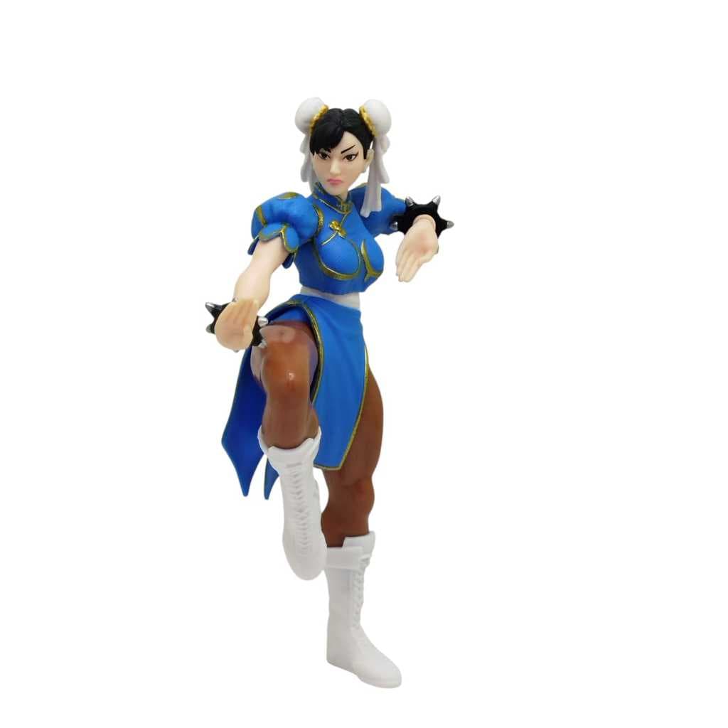 Chun-Li Street Fighter – Figura Colecionável Fixa com Base