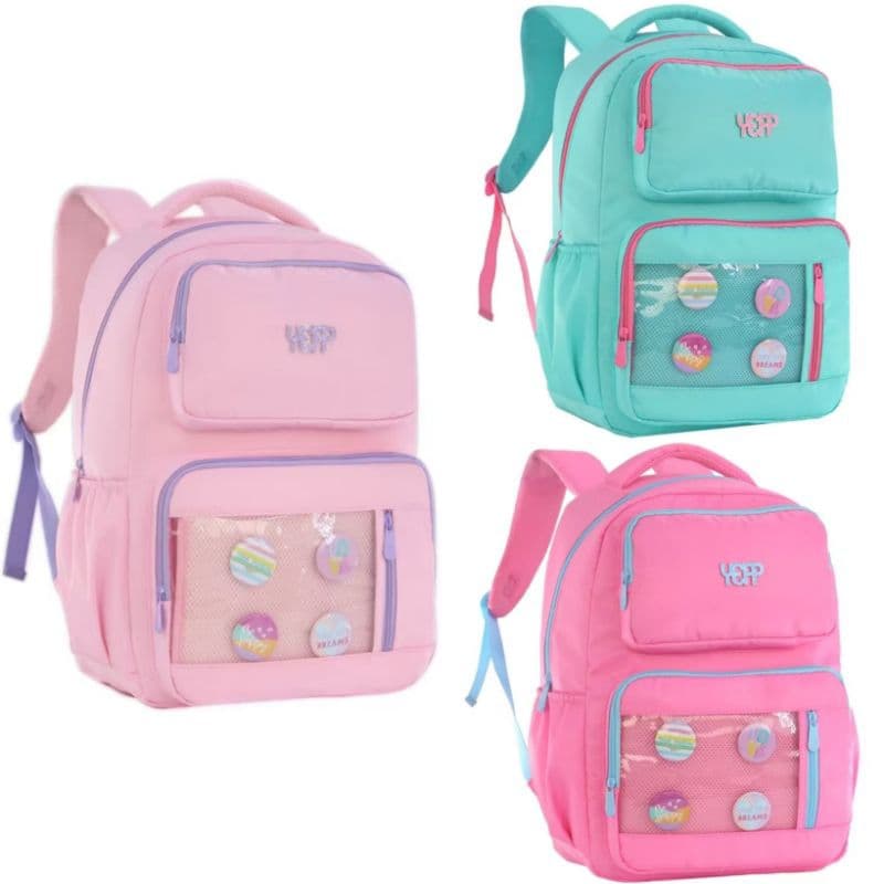MOCHILA FEMININA JUVENIL ESCOLAR YEPP/ MOCHILA JUVENIL/ MOCHILA INFANTIL/ MOCHILA DE COSTAS/ MOCHILA 2026