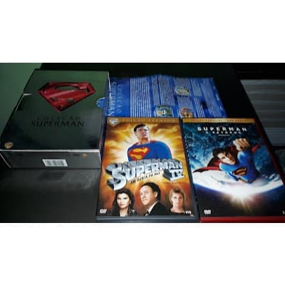 Coleção Superman Box 2001 Metálico 3 Filmes + IV + Retorno