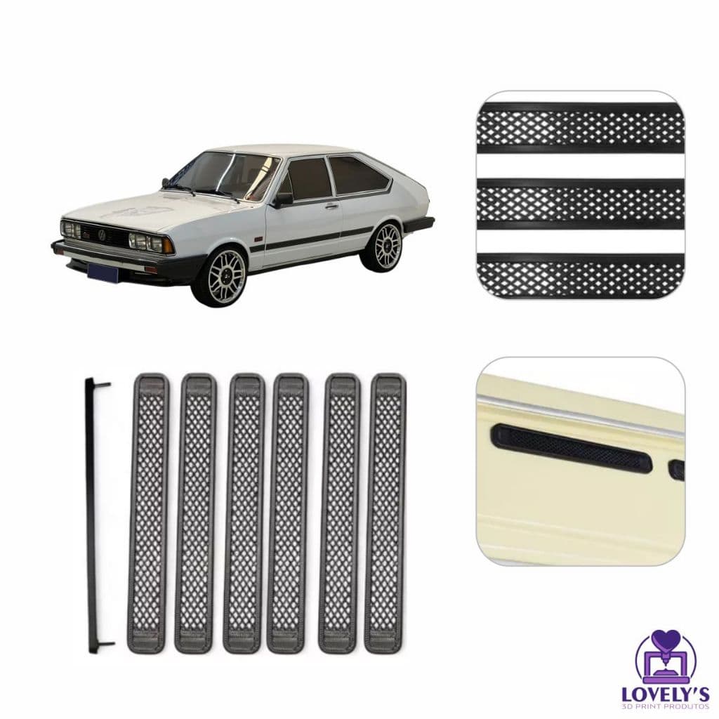 Grade Da Coluna Externa Passat 1974/1977 Ts - 6 peças