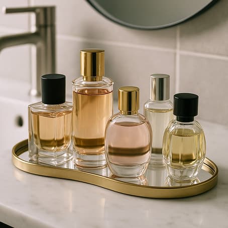 Bandeja Decorativa Espelhada Multiuso Perfumes Maquiagem Lavabo Pia Luxo