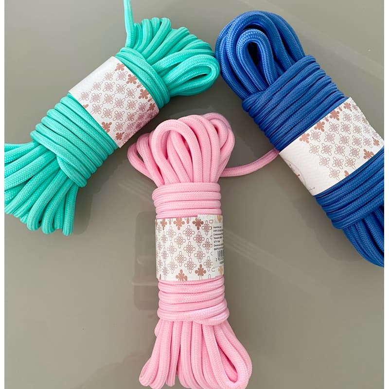 Cadarço cordão redondo 8mm macrame ou náutica