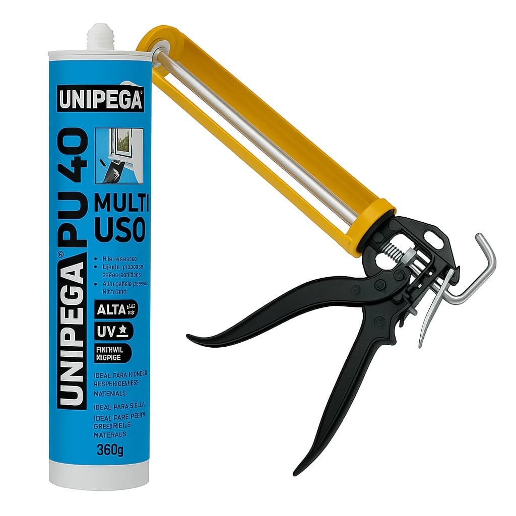 KIT 1 PU40 + APLICADOR REFORCADO BRANCO PRETO CINZA