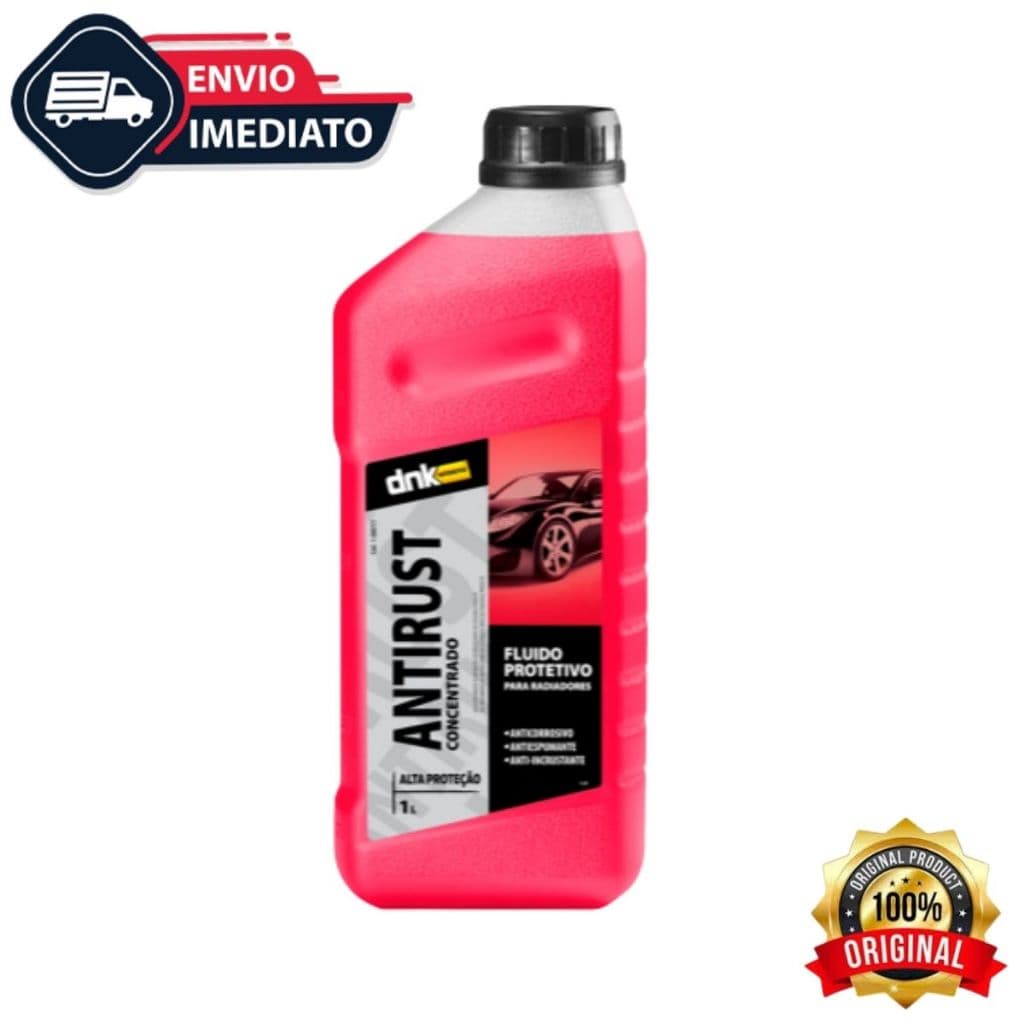 Fluido Dnk Antirust Rosa  Aditivo Protetivo Radiador Concentrado Rosa 1l
