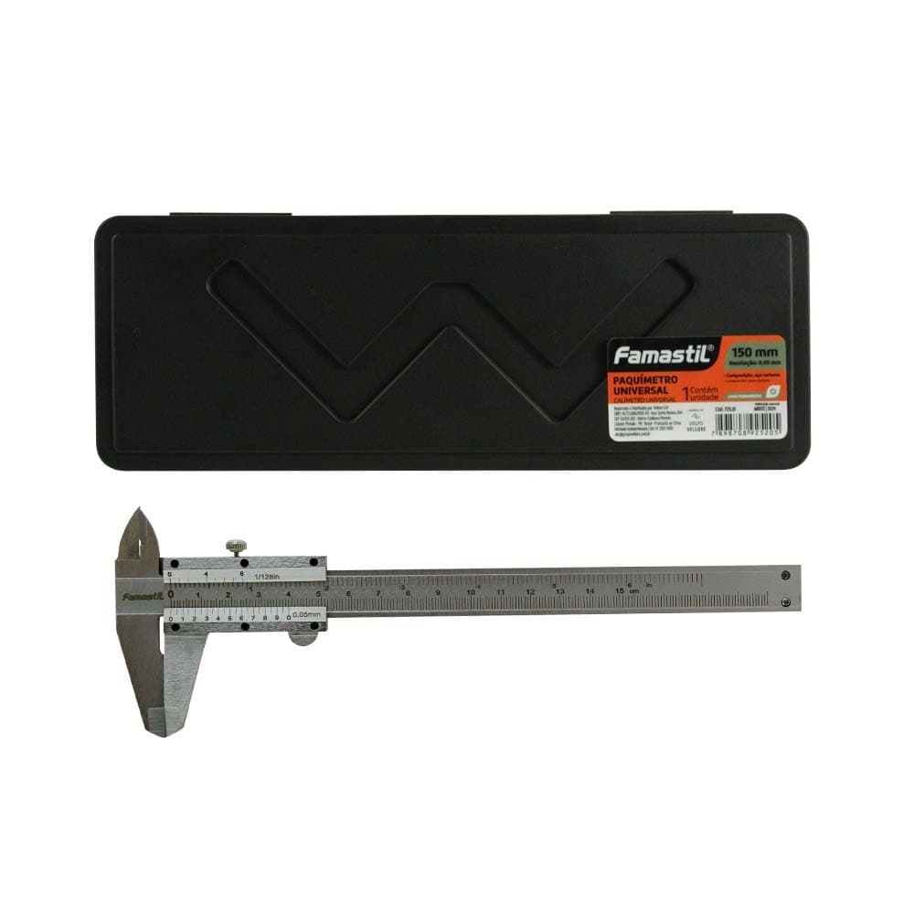 Paquimetro Universal de Aço 150mm Famastil