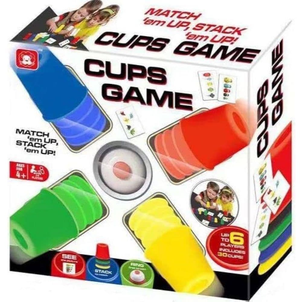 Jogo empilha Copos 30 peças - Copos de Velocidade cups game infantil