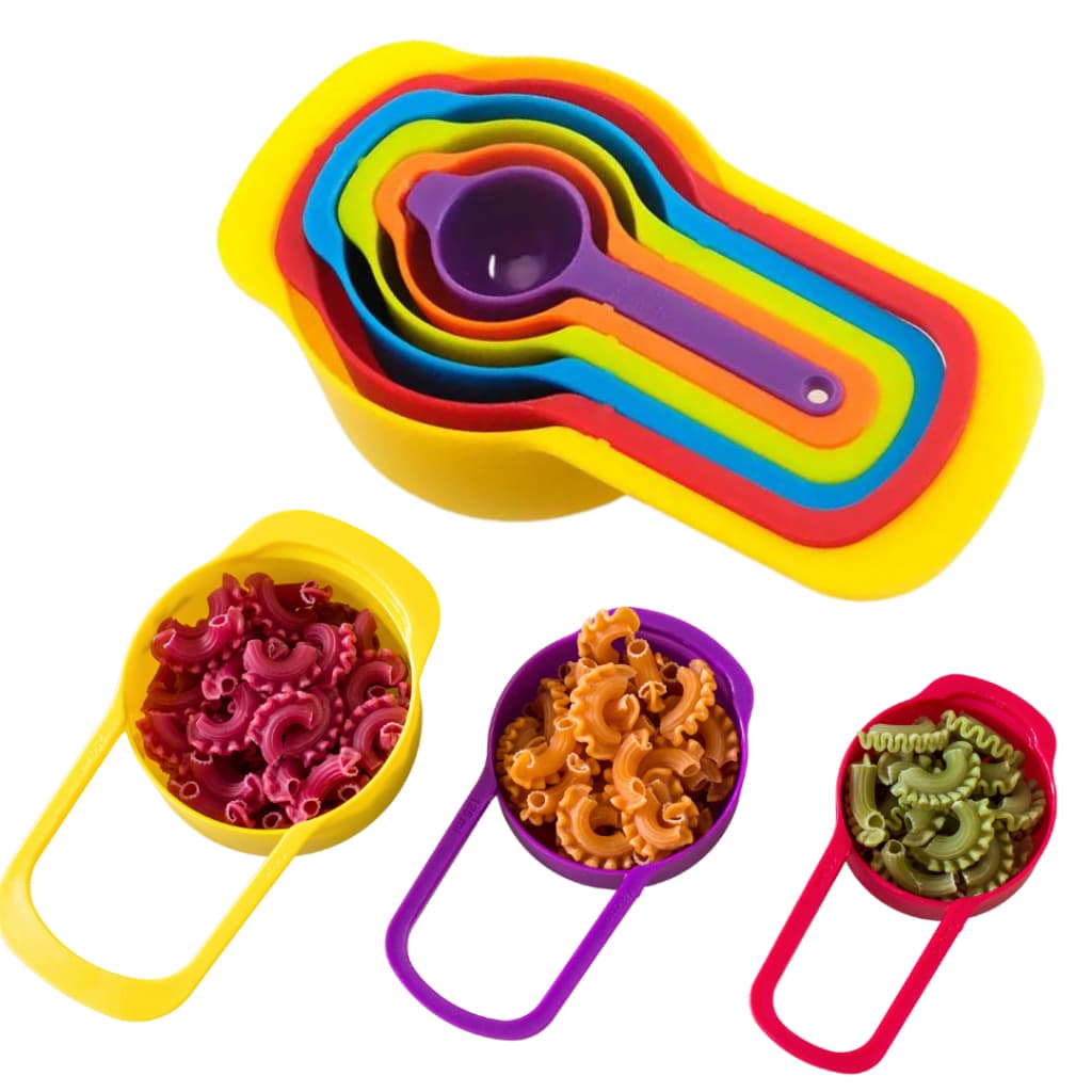 Kit Conjunto de colher medidor xicara medidoras 6 peças cozinha