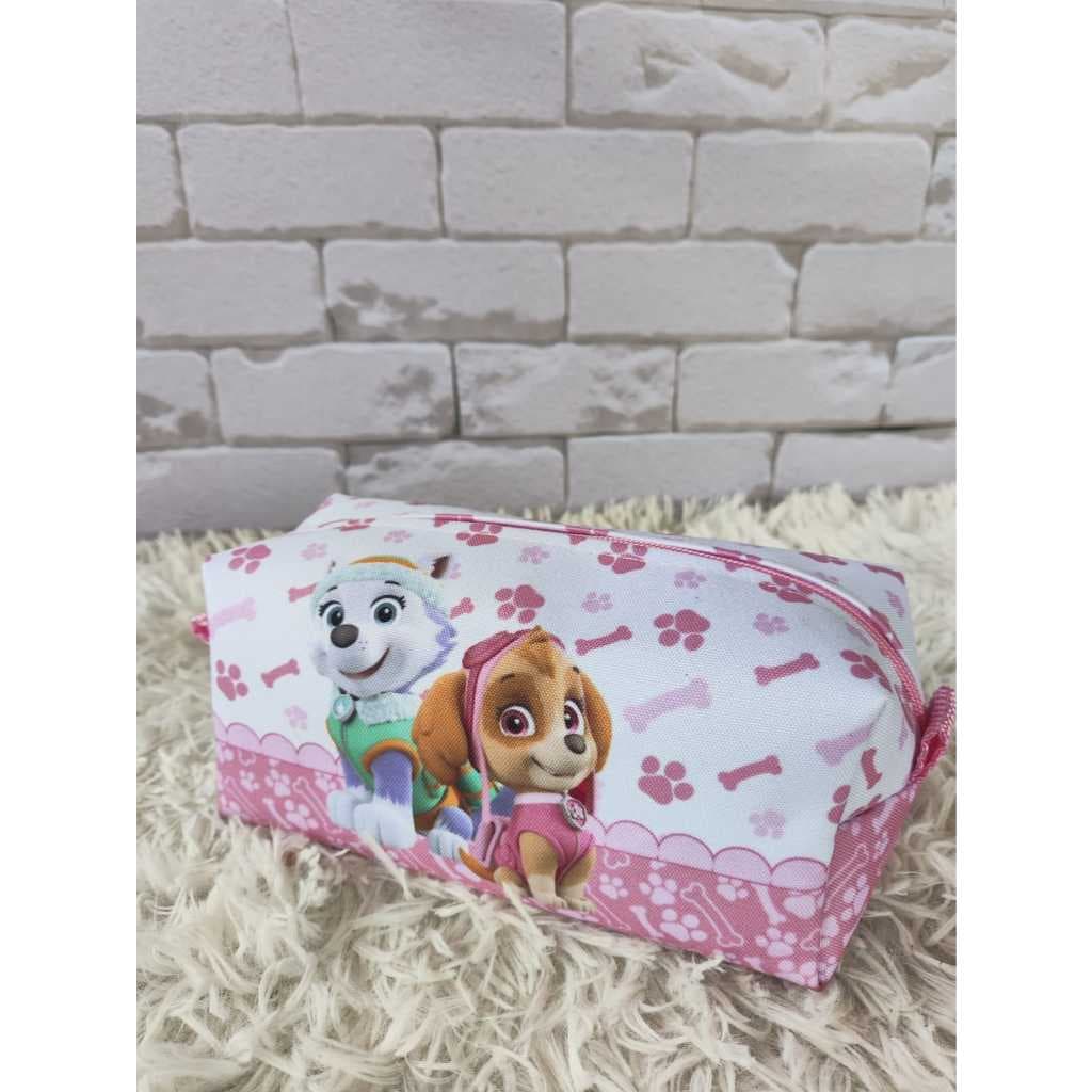 Estojo Personalizado com Nome Infantil | Tema Patrulha Canina Meninas FAZEMOS EM QUALQUER TEMA