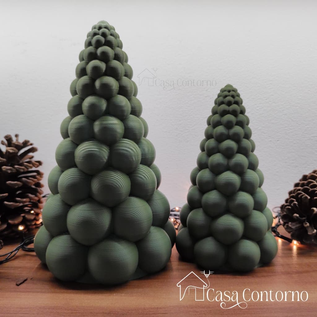 Dupla de Árvores de Natal Decorativas Elegância e Brilho para sua Decoração!