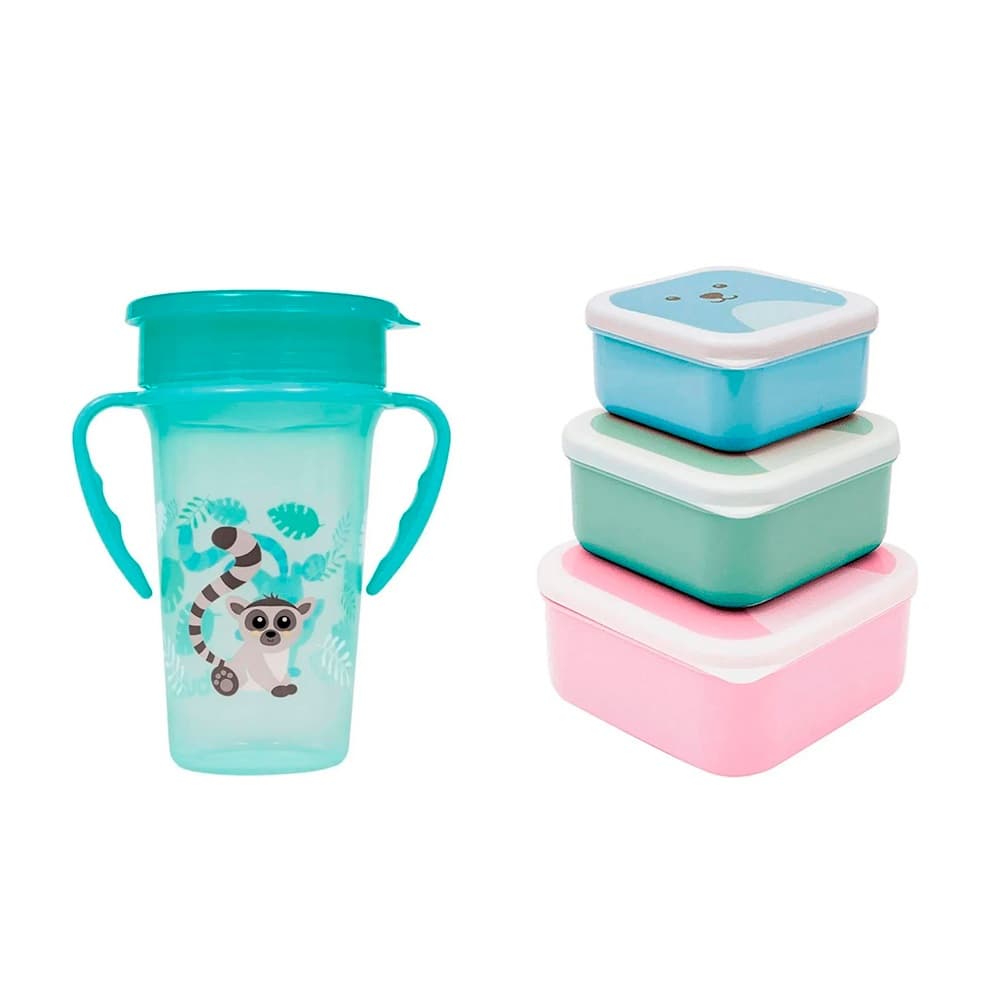 KIT Copo 360° 300ml + Pote Gumy c/3und Buba