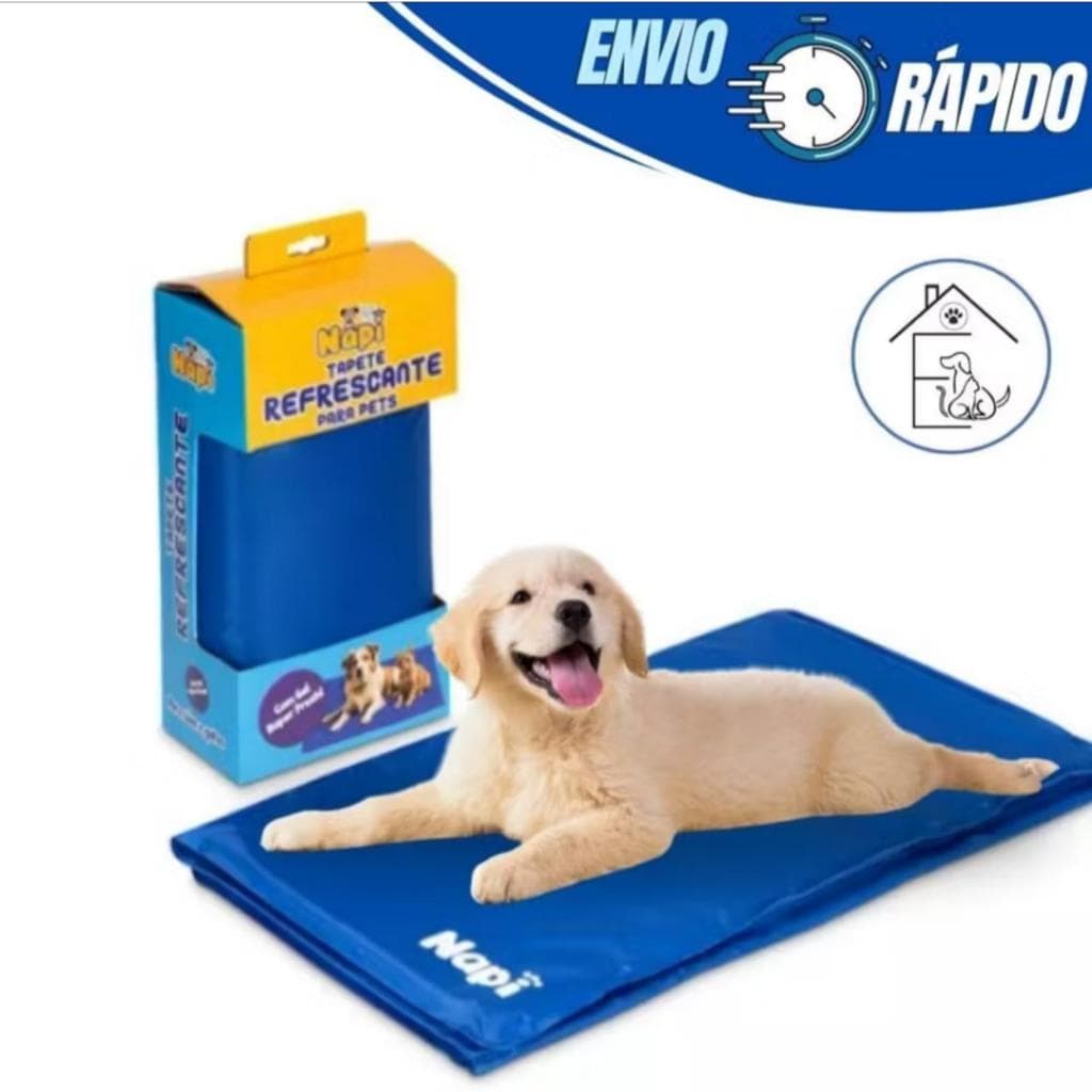 Tapete Gelado Colchonete Cama Cachorro Gato Pet Animal Refrescante Resistente