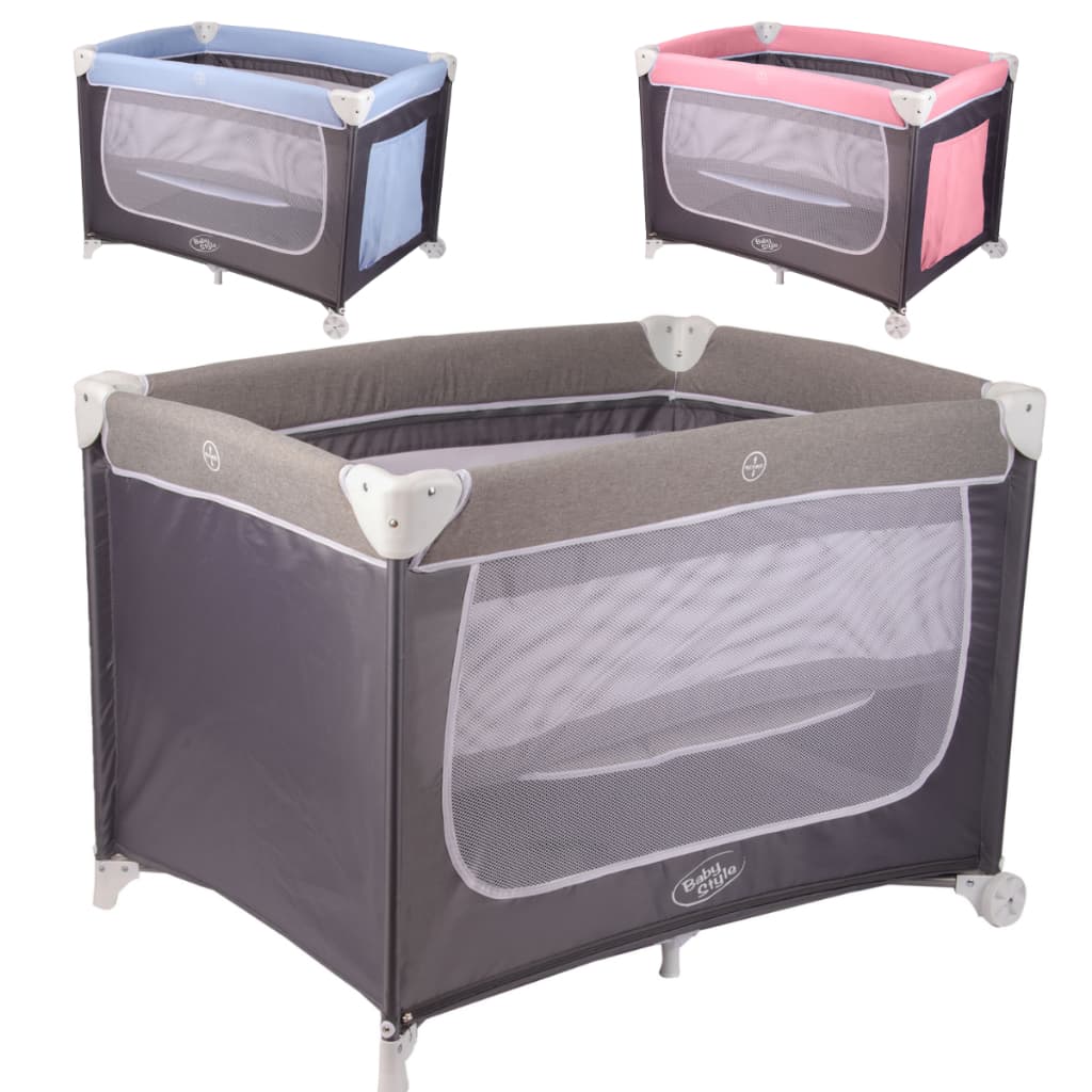 Berço Portátil Infantil Cercado Desmontável Com Mosquiteiro Bebê Confort Baby Style