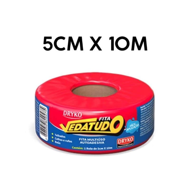 Fita Vedatudo Dryko 5cmx10m