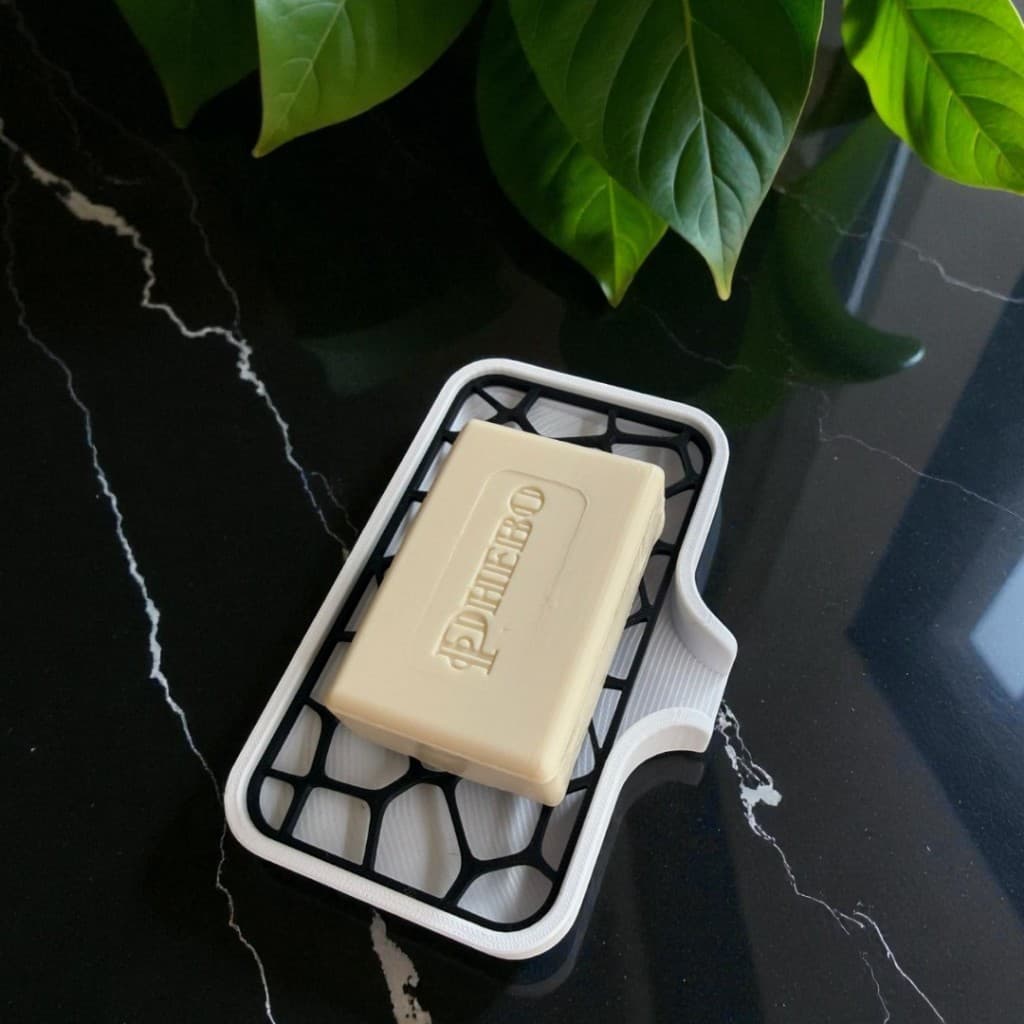 Porta sabonete Saboneteira pia Banheiro Lavabo Moderno com dreno drenagem de água